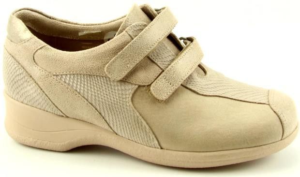 Xsensible - Lucia - Klittenbandschoenen - Zwart - Leer