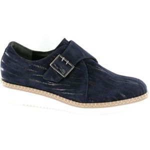 Durea - 6203 - Instappers - Blauw - Leer