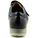 Durea - 6155 - Klittenbandschoenen - Blauw - Leer