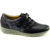 Durea - 6155 - Klittenbandschoenen - Blauw - Leer