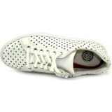 Braqeez - 420212 - Veterschoenen - Wit - Leer