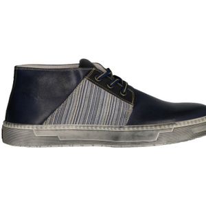 Lorenzi - Veterbooty - Blauw Multi - Leer Combi