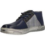 Lorenzi - Veterbooty - Blauw Multi - Leer Combi