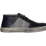 Lorenzi - Veterbooty - Blauw Multi - Leer Combi