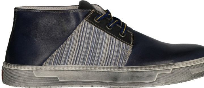 Lorenzi - Veterbooty - Blauw Multi - Leer Combi