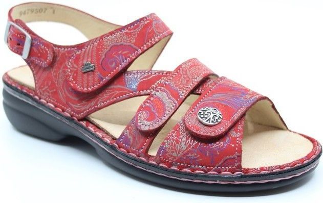 Finn Comfort - 2562.657420 - Sandalen - Rood - Leer