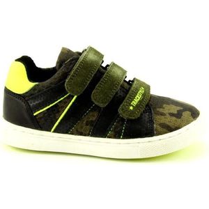 Track Style - 469 Klittenbandschoenen - Army - Leer