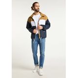 DreiMaster - Jas - Donker Zand - Heren - Colorblock Look