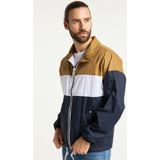DreiMaster - Jas - Donker Zand - Heren - Colorblock Look