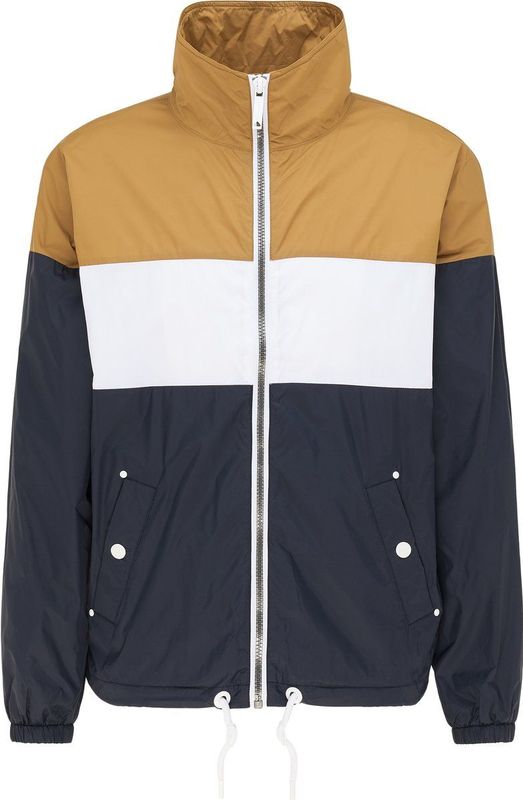 DreiMaster - Jas - Donker Zand - Heren - Colorblock Look