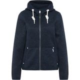 ICEBOUND - Yuka Serie - Gebreide Fleece Jas - Marine - Dames