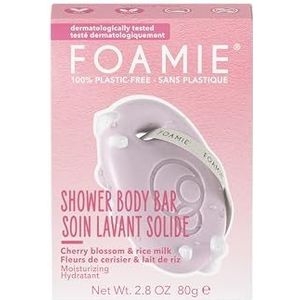 Foamie - Body Bar - Cherry Kiss - 80gr - Plastic-vrij