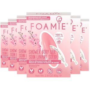 Foamie - Body Bar - Cherry Kiss - 6x - Hydraterende Zeep - pH-neutraal