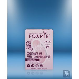 Foamie Hibiscus Conditioner Bar - 80 gram - voor beschadigd haar