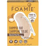 Foamie Solides biologische shampoo voor droog en kroezend haar met arganolie die glans en zachtheid geeft • 100% plasticvrij en veganistisch