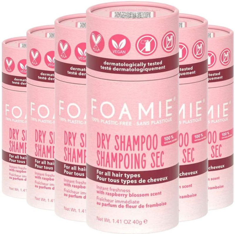 Foamie - Droogshampoo - Berry Fresh - 6 x 40 gr - Voordeelverpakking