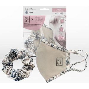 Invisibobble + NEQI Sprunchie & Face Covering Python S-M