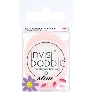 Haarelastiek Invisibobble Slim Retro Roze (3 Onderdelen)