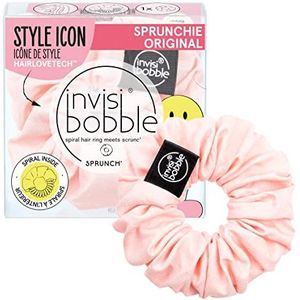 Invisibobble Haarelastiek roze Sprunchie X1 – haarelastiek voor dames in gelimiteerde oplage, haarelastiek die het haar niet beschadigt, haarelastiek voor meisjes