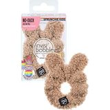 invisibobble Kids Scrunchie Teddy I 1x pluche scrunchies super schattig I geschenken voor meisjes I haaraccessoires pluizig