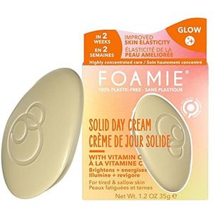 Foamie Hydraterende gezichtscrème en oogcontour, sterk, gezichtscrème met vitamine C-serum, gezichtscrème met kurkuma-extract, 35 g