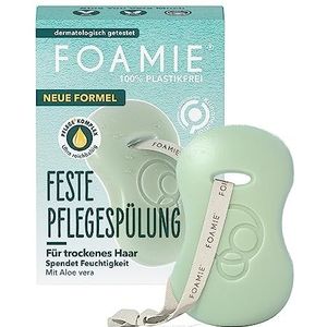 Foamie Foamie-Store Aloë Vera Conditioner voor droog haar voor intensieve hydratatie, 100% veganistisch, plasticvrij, 80 g
