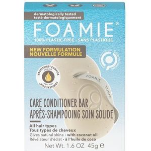 Foamie Conditioner Bar Shake Your Coconut, vaste conditioner voor droog haar, veganistische en plasticvrije haarverzorging, 45 gram