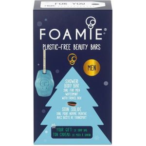 Foamie - 3-in-1 Men Bar Seas The Day - Douchegel - Set