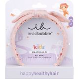 Invisibobble Hairhalo Kids 1 x haarband voor meisjes, roze, met strik, haarband voor meisjes, aanpasbare vorm, voor baby's, meisjes, met sterke grip, maar zeer comfortabel