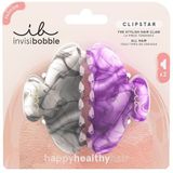 invisibobble Clipstar My Rainboo Haarspangen, 2er Set |Haarklammer Trendiges Design | Hält Haarsträhnen sicher & stilvoll | Ideal für jeden Look | Bequem für den ganzen Tag