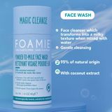 Foamie Powder-To-Milk Face Wash Fijne Poeder voor Perfecte Reiniging van de Huid 40 g