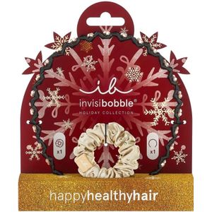 Invisibobble - Giftset Holidays - Haaraccessoires - Goudkleurig - 2 Stuks