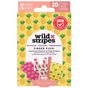 Wild Stripes - Pleister Finger Flexi - Transparant - 20 Stuks