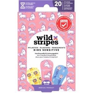 Wild Stripes - Pleister - Kinder Fantasy - 20 stuks - Transparant