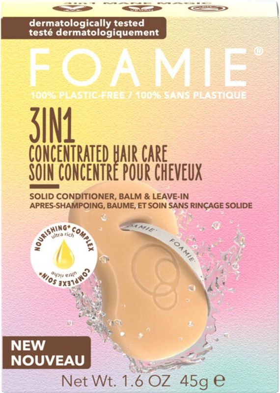 Foamie - Mane Magic - 3-in-1 Solid Conditioner - Hydraterende Verzorging - Aloë Vera - Veganistisch
