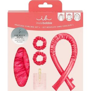 Invisibobble - Cadeauset Beach Curl - Hittevrije Krulset - Inclusief 2 Haarelastiekjes, 1 Krultang, 1 Haarspeld, 1 Krulband