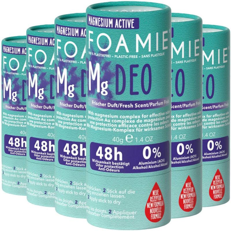 Foamie - Deodorant Stick - Rain In The Woods - 40 gr - 6x