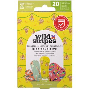 Wild Stripes - Kids Sensitive Jungle Vibe - Pleisters - 20 stuks