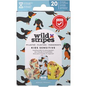 Wild Stripes - Pleister - Animal Fun Kids - 20 Stuks - Hypoallergeen