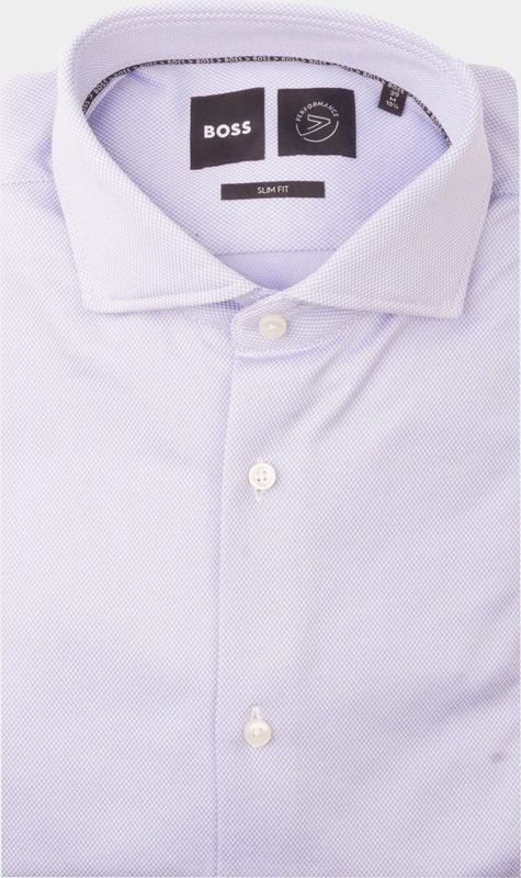 BOSS Black Overhemd Lange Mouw - Blauw