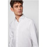 BOSS - Joe - Overhemd - Wit - Regular Fit - Structuurweving