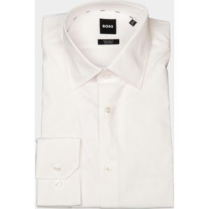 Hugo Boss, Overhemden, Heren, Wit, XL, Katoen, Business Overhemd