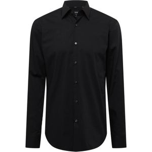 BOSS - H-Joe Kent - Overhemd - Wit - Slim-Fit, Katoen, Lange Mouwen