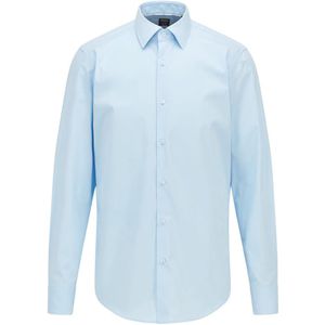 BOSS - Joe Regular Fit - Overhemd - Blauw - Strijkvriendelijk