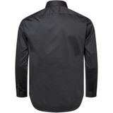 BOSS - Overhemd - Grijs - Regular Fit - Lange Mouwen - Structuurweving