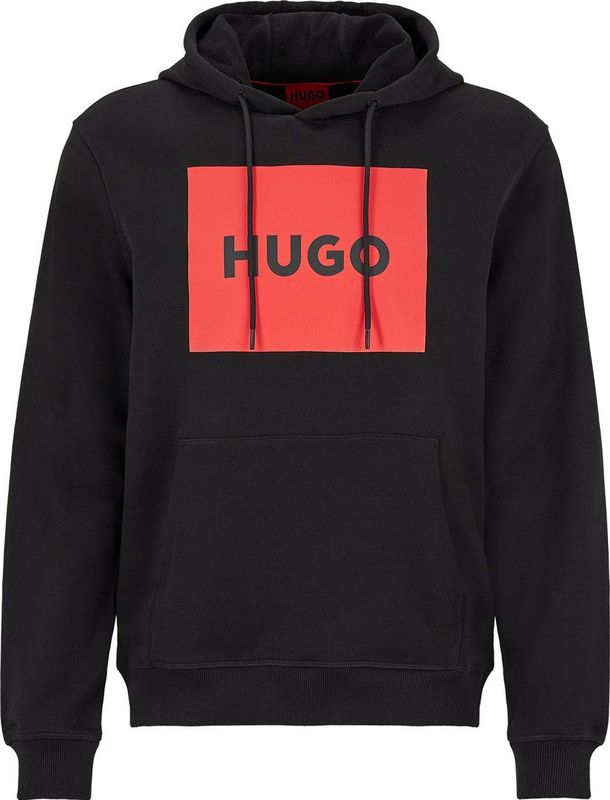Hoodie mit Label-Print Modell 'Duratschi'