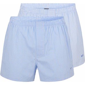 Hugo Boss Boxershorts 2-Pack - Mix Print Blauw