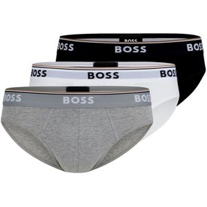 HUGO BOSS Power briefs (3-pack), heren slips, zwart, grijs, wit