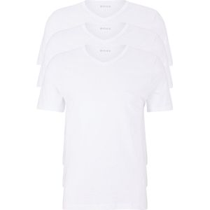 Boss T shirt V hals 3 Pack White Heren Volwassenen % katoen 50475285