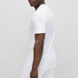 HUGO BOSS Classic T shirts regular fit (3 pack) heren T shirts V hals wit grijs zwart